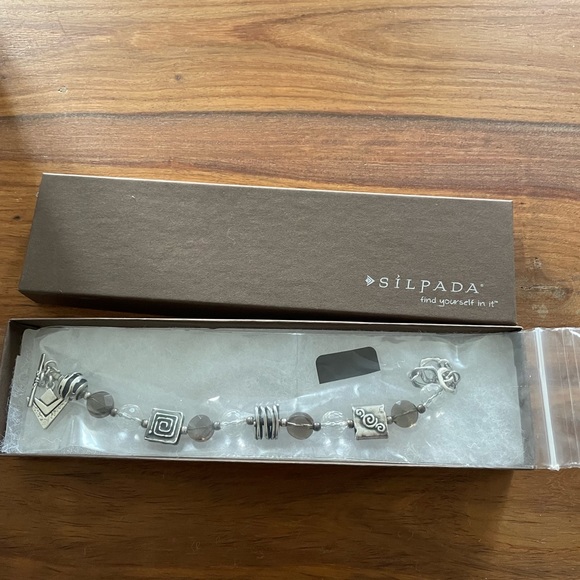Silpada Sterling Silver and Quartz Bracelet - Picture 6 of 7
